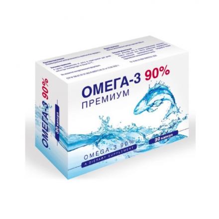 ОМЕГА-3 90% ПРЕМИУМ капс. №30