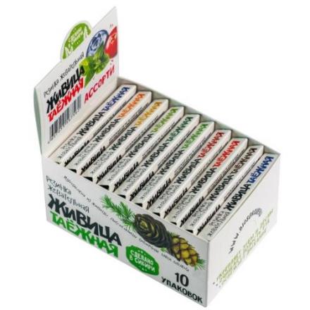 ЖИВИЦА ТАЕЖНАЯ СМОЛКА ЖЕВАТЕЛЬНАЯ ассорти №50