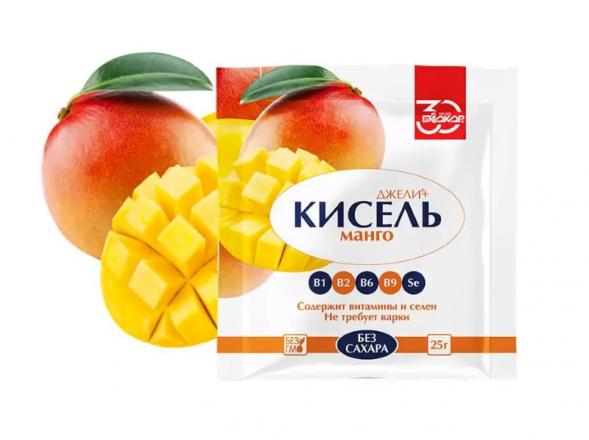 ДЖЕЛИ+ кисель манго 25 гр