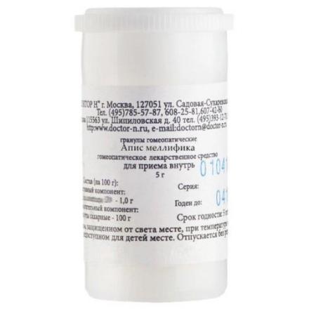 АПИС МЕЛЛИФИКА С200 гранулы гомеопатич. 5 гр