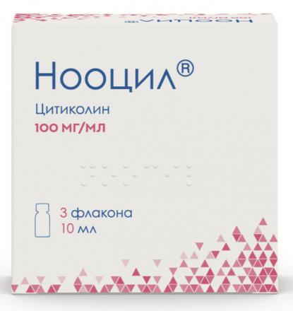 НООЦИЛ р-р внутр. 100 мг/мл фл. 10 мл №3