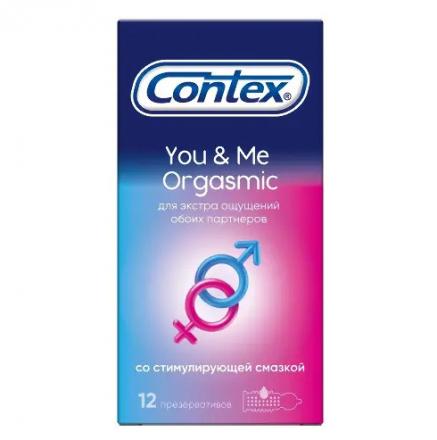 ПРЕЗЕРВАТИВЫ КОНТЕКС YOU & ME ORGASMIC №12