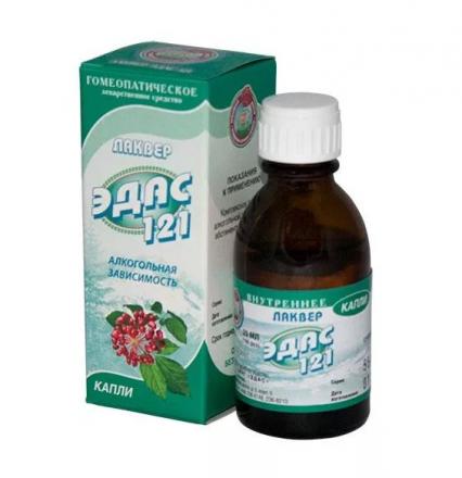 ЭДАС-121 (ЛАКВЕР) капли внутр. 25 мл