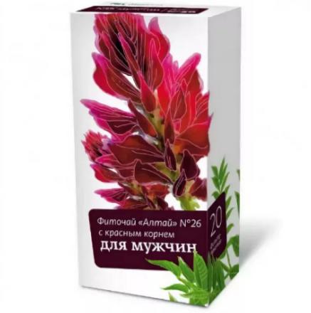 ФИТОЧАЙ АЛТАЙ №26 для мужчин с красным корнем ф/п №20