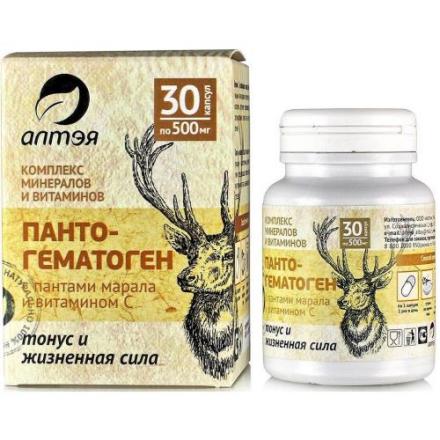 ПАНТОГЕМАТОГЕН ТОНУС/ЖИЗНЕННАЯ СИЛА капс. №30