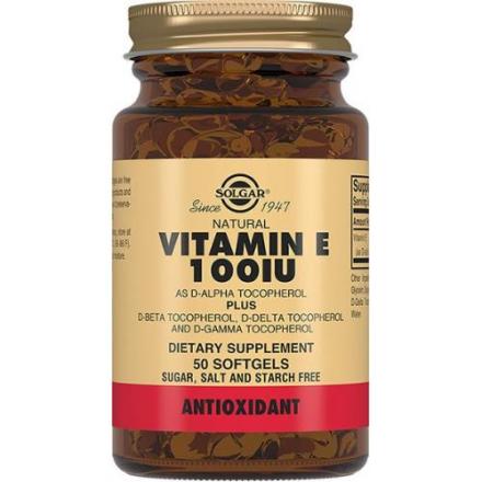 СОЛГАР ВИТАМИН Е капс. 100 МЕ №50