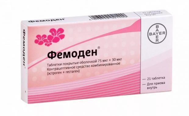 ФЕМОДЕН табл. п/о 75+30 мкг №21