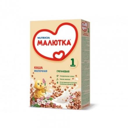 МАЛЮТКА КАША МОЛОЧНАЯ гречневая 220 гр