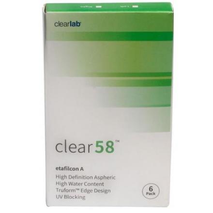 КОНТАКТНАЯ ЛИНЗА CLEAR 58 - 3,75 №6