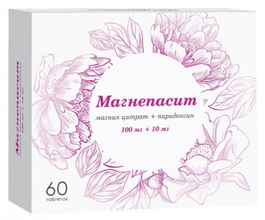 МАГНЕПАСИТ табл. п/о плен. 100+10 мг №60