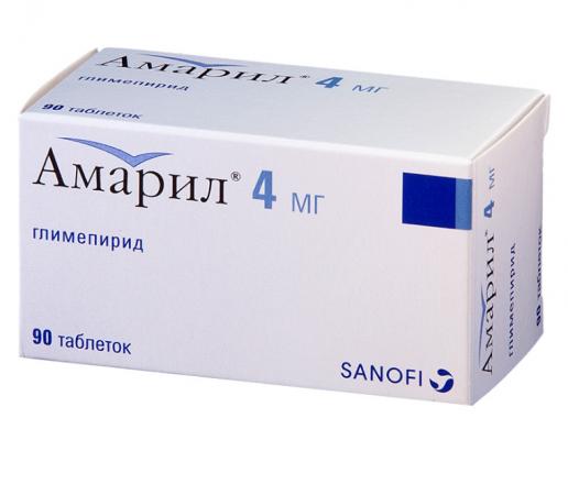 АМАРИЛ табл. 4 мг №90