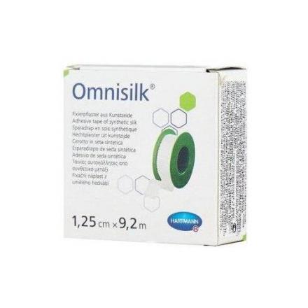 ЛЕЙКОПЛАСТЫРЬ ФИКСИРУЮЩИЙ ХАРТМАНН OMNISILK шелковый 1,25см х 9,2м