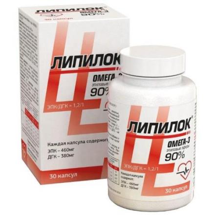ЛИПИЛОК капс. 1400 мг №30