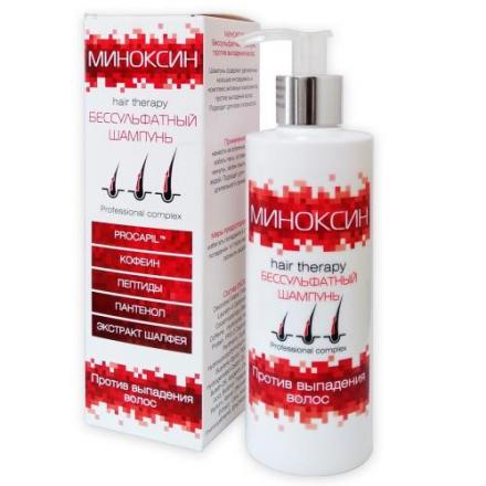 МИНОКСИН ШАМПУНЬ БЕССУЛЬФАТНЫЙ 250 мл против выпадения волос