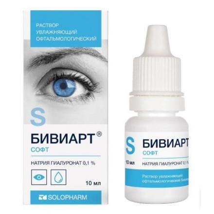 БИВИАРТ СОФТ ГРОТЕКС р-р офтальмологич. фл.- кап. 0,1% 10 мл