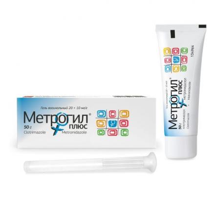 МЕТРОГИЛ ПЛЮС гель вагин. туба 50 гр с аппликат. №1