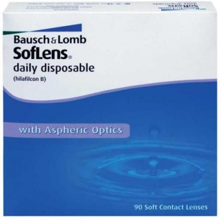 КОНТАКТНАЯ ЛИНЗА BAUSCH+LOMB SOFLENS DAILY DISPOSABLE 8,6 корриг. - 5,50 №90