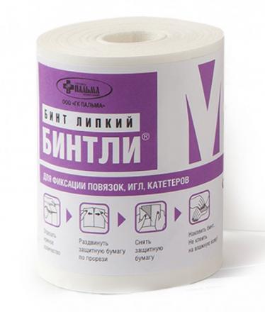 БИНТ ЛИПКИЙ БИНТЛИ М 10см х 15м