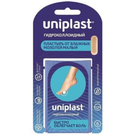 ЛЕЙКОПЛАСТЫРЬ МОЗОЛЬНЫЙ НАБОР УНИПЛАСТ от влажных мозолей №6