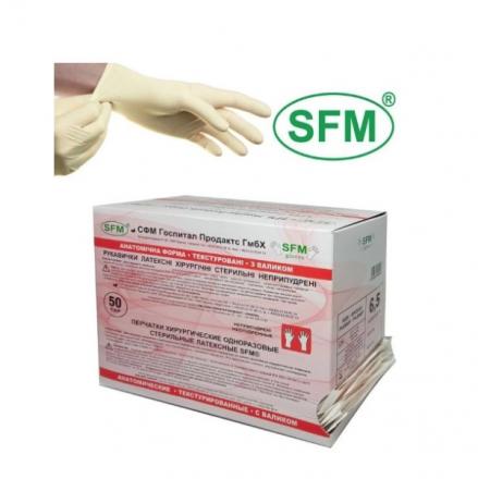 ПЕРЧАТКИ ХИРУРГИЧЕСКИЕ СТЕРИЛЬНЫЕ ЛАТЕКСНЫЕ неопудр. S №50 пар