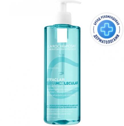 ЛЯ РОШ ПОЗЕ (LA ROCHE-POSAY) ЭФФАКЛАР СУПРАМОЛЕКУЛЯР. ГЕЛЬ ДЛЯ ЛИЦА 400 мл