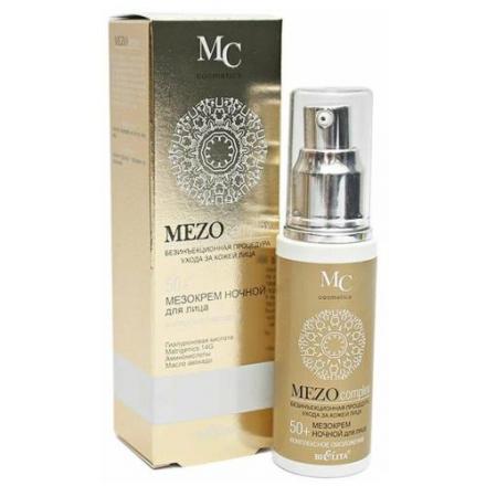 БЕЛИТА MEZO КРЕМ ДЛЯ ЛИЦА 50 мл ночной 50+