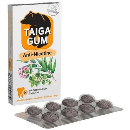 СМОЛКА ANTI-NICOTINE ЖЕВАТЕЛЬНАЯ РЕЗИНКА №8