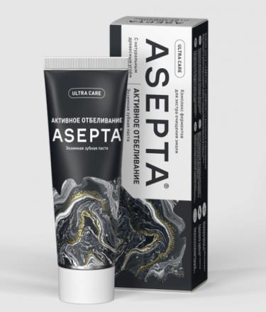 АСЕПТА АКТИВНОЕ ОТБЕЛИВАНИЕ ЗУБНАЯ ПАСТА 75 мл