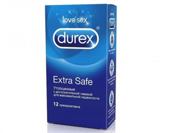 ПРЕЗЕРВАТИВЫ ДЮРЕКС EXTRA SAFE спермицидная смазка №12