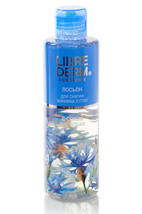 ЛИБРИДЕРМ ЛОСЬОН ДЛЯ СНЯТИЯ МАКИЯЖА С ГЛАЗ 200 мл с соком василька