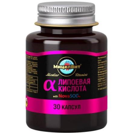 МИЦЕЛЛИРОВАННАЯ АЛЬФА-ЛИПОЕВАЯ К-ТА капс. №30