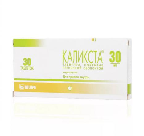 КАЛИКСТА табл. п/о плен. 30 мг №30