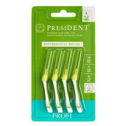 ПРЕЗИДЕНТ ПРОФИ ЕРШИКИ МЕЖЗУБНЫЕ р. L №4