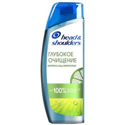 ХЭД & ШОЛДЕРС ГЛУБОКОЕ ОЧИЩЕНИЕ ШАМПУНЬ 300 мл контроль жирности