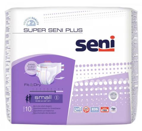 СЕНИ ПОДГУЗНИКИ ДЛЯ ВЗРОСЛЫХ SUPER + S №10