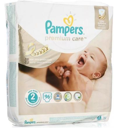 ПАМПЕРС ПОДГУЗНИКИ ДЕТСКИЕ ПРЕМИУМ 3-6 кг №66