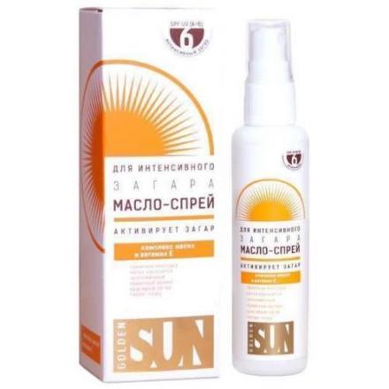ГОЛДЕН САН МАСЛО-СПРЕЙ СОЛНЦЕЗАЩИТНОЕ 60 мл SPF6