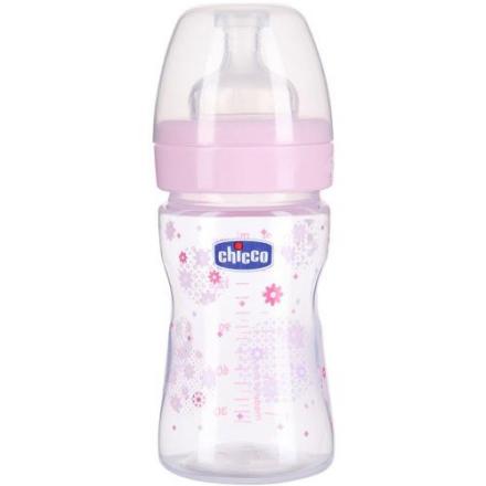CHICCO WB GIRL БУТЫЛОЧКА 150 мл 310205004 силикон. соска