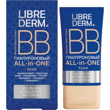 ЛИБРИДЕРМ ГИАЛУРОН. КРЕМ ДЛЯ КОЖИ 50 мл BB ALL in ONE
