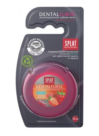 СПЛАТ ДЕНТАЛ ФЛОСС ЗУБНАЯ НИТЬ 30 м клубника