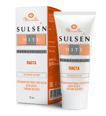 СУЛЬСЕН МИТЕ паста от перхоти 1% 75 мл