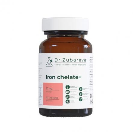 DR.ZUBAREVA ЖЕЛЕЗО БИСГЛИЦИНАТ ХЕЛАТ капс. №60