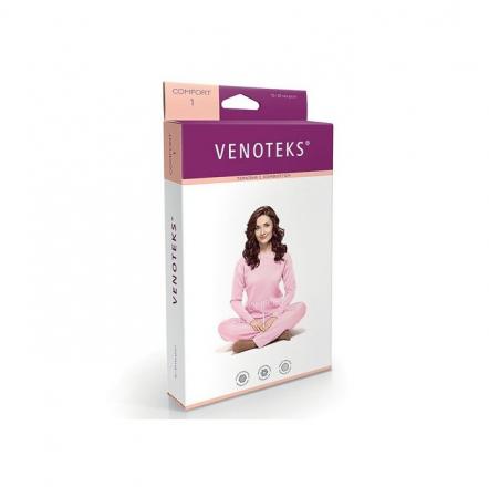 КОЛГОТКИ АНТИВАРИКОЗНЫЕ ВЕНОТЕКС 15 черные р.XL