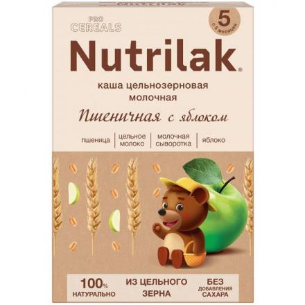 НУТРИЛАК ПРЕМИУМ PRO CEREALS КАША МОЛОЧНАЯ пшеничная яблоко 200 гр