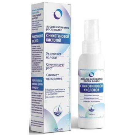 АКТИВАТОР РОСТА ЛОСЬОН ДЛЯ ВОЛОС 100 мл никотиновая кислота