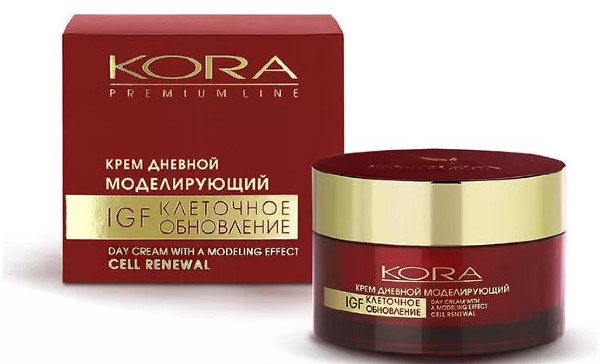 КОРА КРЕМ ДЛЯ ЛИЦА 50 мл дневной моделирующий