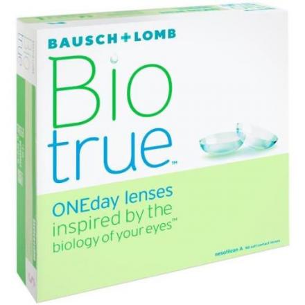 КОНТАКТНАЯ ЛИНЗА BAUSCH+LOMB BIO TRUE 8,6 корриг. - 0,75 №90