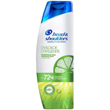ХЭД & ШОЛДЕРС ГЛУБОКОЕ ОЧИЩЕНИЕ ШАМПУНЬ 300 мл контроль жирности