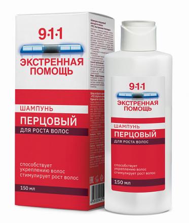 911 ПЕРЦОВЫЙ МИРРОЛЛА ШАМПУНЬ 150 мл для роста волос