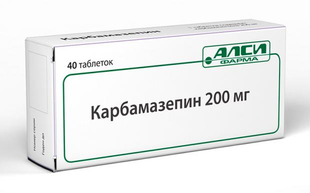 КАРБАМАЗЕПИН табл. 200 мг №40